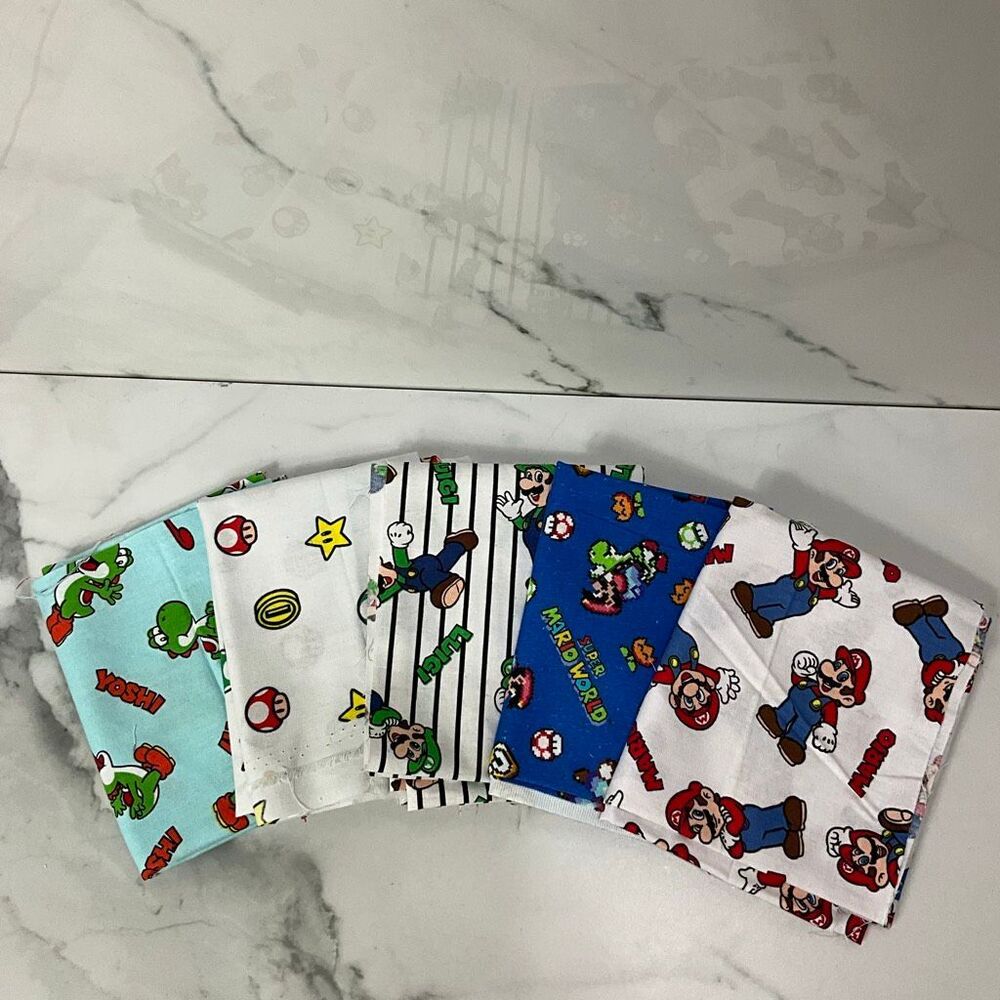 Springs Creative Nintendo Mario Fat Quarter Bundle
